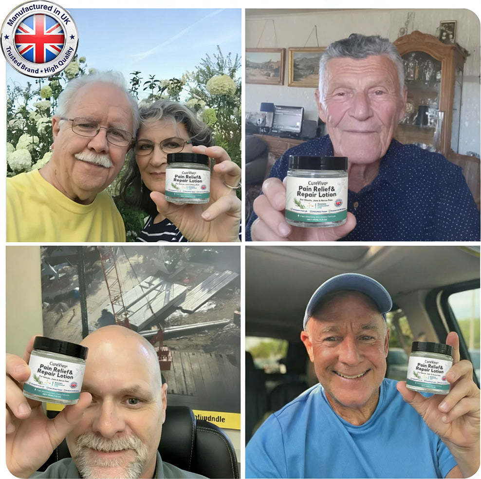 CureVivo® Pain Relief& Repair Lotion 👑 For Muscle, Joint & Nerve Pain 🇬🇧