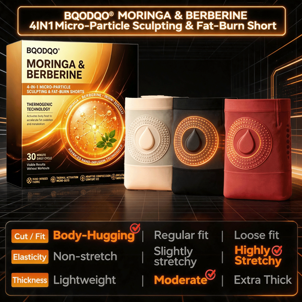 🩲𝐎𝐟𝐟𝐢𝐜𝐢𝐚𝐥 𝐁𝐫𝐚𝐧𝐝 𝐒𝐭𝐨𝐫𝐞 |✅BQODQO® 💡𝟐𝟎𝟐𝟔 𝐌𝐨𝐫𝐢𝐧𝐠𝐚 & 𝐁𝐞𝐫𝐛𝐞𝐫𝐢𝐧𝐞 𝟒-𝐈𝐧-𝟏 𝐌𝐢𝐜𝐫𝐨-𝐏𝐚𝐫𝐭𝐢𝐜𝐥𝐞 𝐒𝐜𝐮𝐥𝐩𝐭𝐢𝐧𝐠 & 𝐅𝐚𝐭-𝐁𝐮𝐫𝐧 𝐒𝐡𝐨𝐫𝐭𝐬 👍