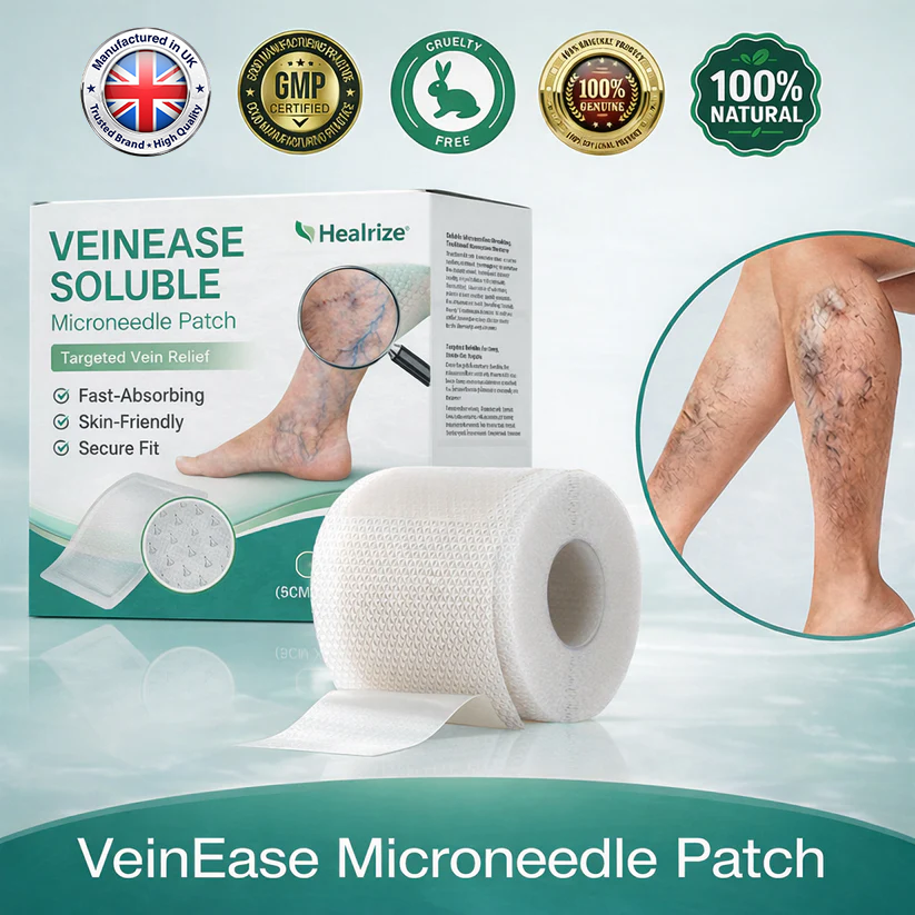 🌸𝐇𝐞𝐚𝐥𝐫𝐢𝐳𝐞® VenoEase Soluble Microneedle Patch⚡Instant Relief, Long-Term Results ⚡