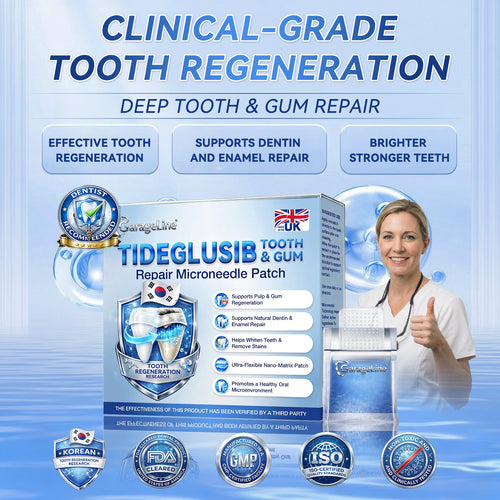 GаrаgеLіnе® 🦷 Tideglusib Fast‑Dissolving Tooth & Gum Repair Oral Strips 📦 (Supports tooth repair and helps relieve gum discomfort and other common oral concerns)
