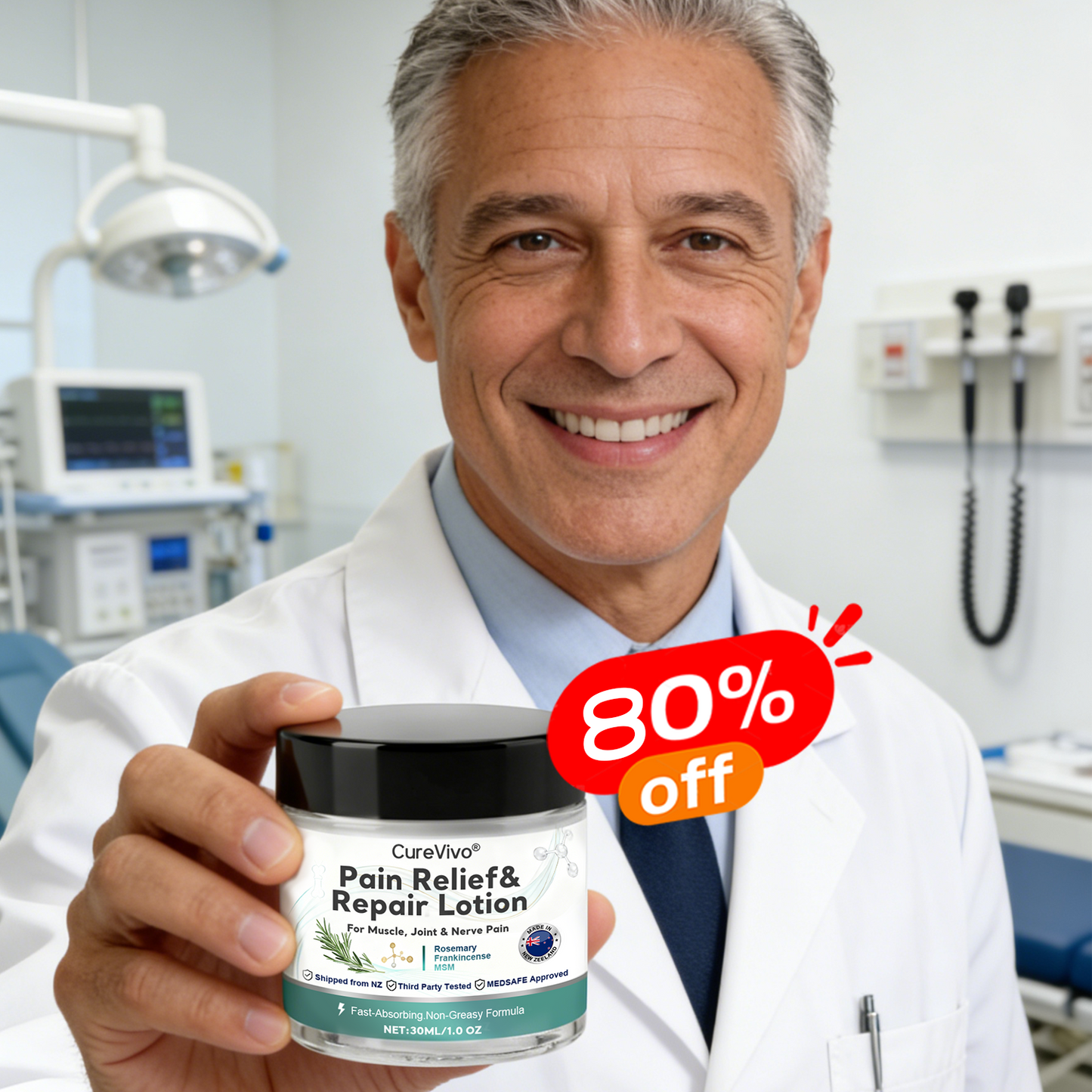 CureVivo® Pain Relief& Repair Lotion 👑 For Muscle, Joint & Nerve Pain 🇬🇧