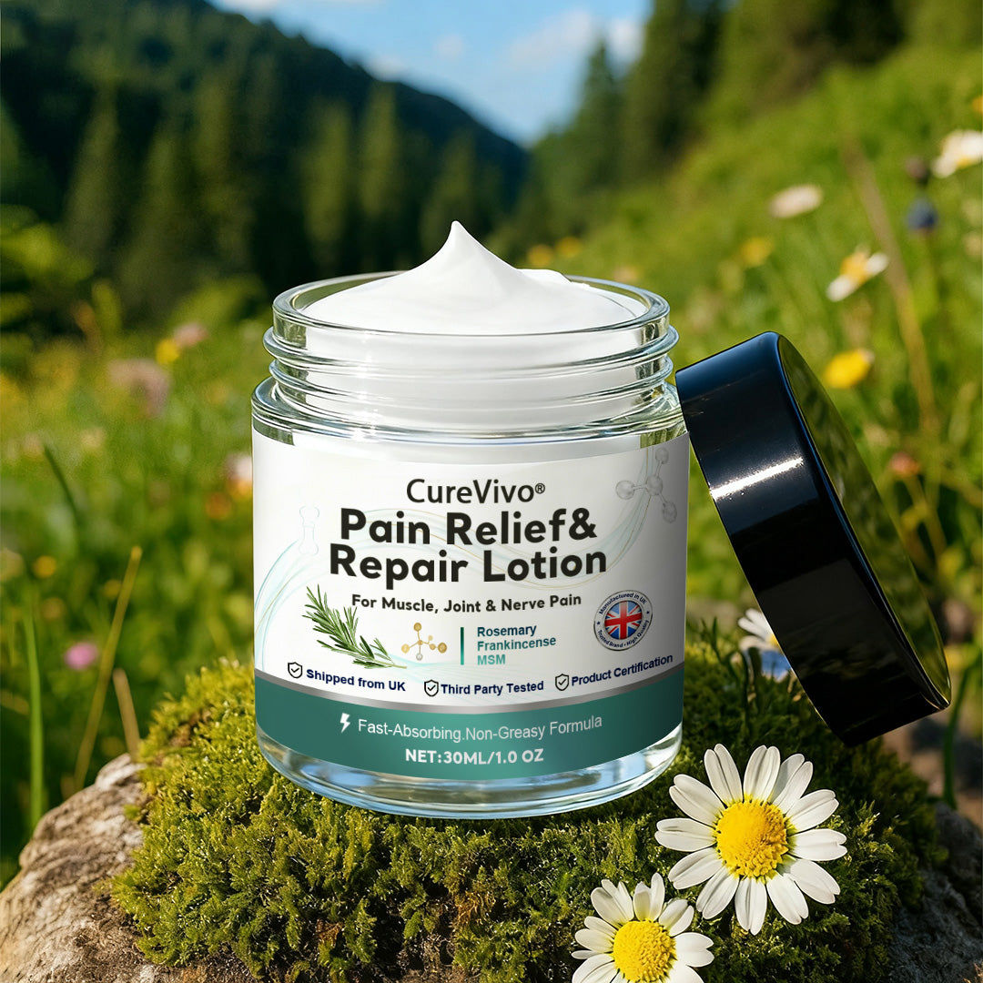 CureVivo® Pain Relief& Repair Lotion 👑 For Muscle, Joint & Nerve Pain 🇬🇧