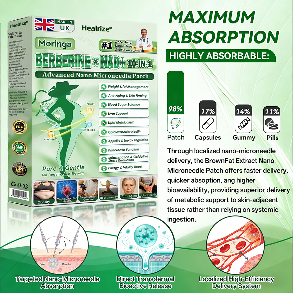 𝑶𝒇𝒇𝒊𝒄𝒊𝒂𝒍 𝑺𝒕𝒐𝒓𝒆 🇬🇧 𝐇𝐞𝐚𝐥𝐫𝐢𝐳𝐞® 𝙈𝒐𝒓𝒊𝒏𝒈𝗮 · 𝗕𝗲𝗿𝗯𝐞𝐫𝐢𝐧𝙚 × 𝙉𝑨𝑫+ 𝟏𝟎-𝙞𝙣-𝟏 𝘼𝒅𝒗𝒂𝒏𝒄𝒆𝐝 𝐍𝐚𝐧𝙤 𝙈𝙞𝙘𝙧𝙤𝙣𝒆𝒆𝒅𝒍𝐞 𝐏𝐚𝐭𝙘𝙝 🌿 (𝐉𝐮𝐬𝐭 𝐨𝐧𝐜𝐞 𝐚 𝐝𝐚𝐲, 𝐯𝐢𝐬𝐢𝐛𝐥𝐞 𝐜𝐡𝐚𝐧𝐠𝐞𝐬 𝐢𝐧 𝟕 𝐝𝐚𝐲𝐬）✅ 𝐅𝐨𝐫 𝐨𝐛𝐞𝐬𝐢𝐭𝐲, 🅛🅞🅞🅢🅔 🅢🅚🅘🅝,𝐝𝐢𝐚𝐛𝐞𝐭𝐞𝐬, 𝐬𝐥𝐞𝐞𝐩 𝐚𝐩𝐧𝐞𝐚, 𝐣𝐨𝐢𝐧𝐭 𝐢𝐬𝐬𝐮𝐞𝐬, 𝐚𝐧𝐝 𝐦𝐨𝐫𝐞